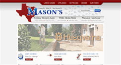 Desktop Screenshot of masonswesternauto.com