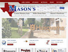 Tablet Screenshot of masonswesternauto.com